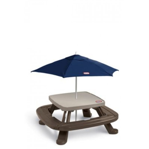 طاولة تخزين قابلة للطي مع مظلة من ليتل تايكس