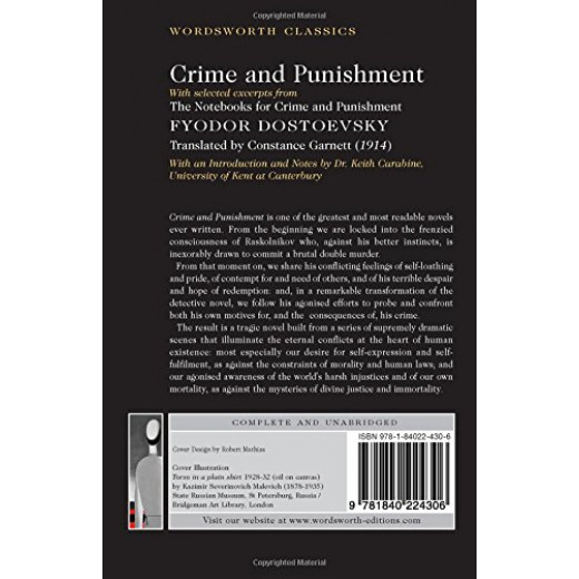 Crime and Punishment (Wordsworth Classics)Paperback,528 pages