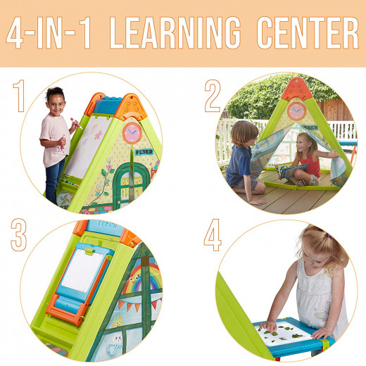 Feber 4-in-1 Play & Fold Playhouse Learning Center for Kids