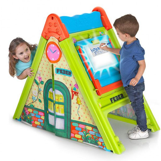 Feber 4-in-1 Play & Fold Playhouse Learning Center for Kids