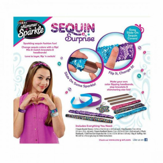 Cra-Z-Art Shimmer 'n Sparkle Sequin Surprise Accessories Kit