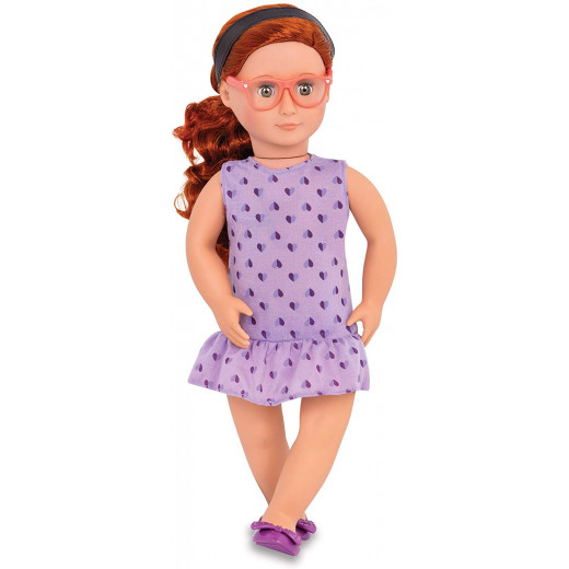 Our Generation Doll by Battat- Sia 18" Deluxe Posable Twin Science Fashion Doll with Book & Accessories- for Age 3 Years & Up