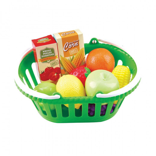 PlayGo Fruit Basket, Green 13 pcs