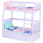 Our Generation Bunk Beds for Dolls, Lilac