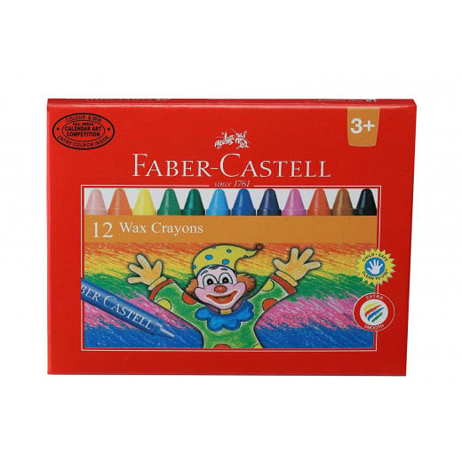 فابر كاستل - أقلام شمع - 12 لون