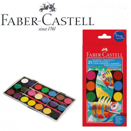 Faber Castell -Watercolors Paint box of 21 colors