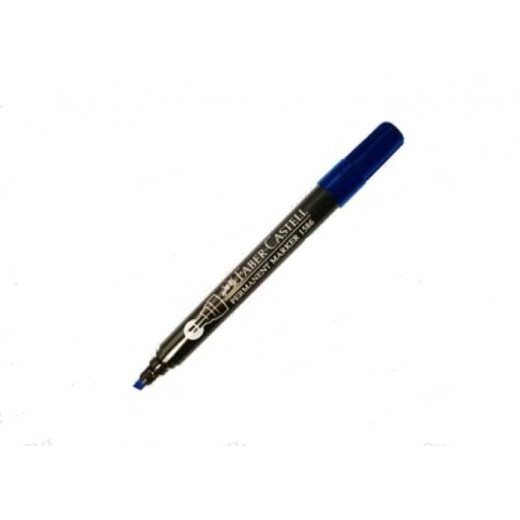 قلم ماركر باللون الازرق, 12 قطعة من فابر كاستل