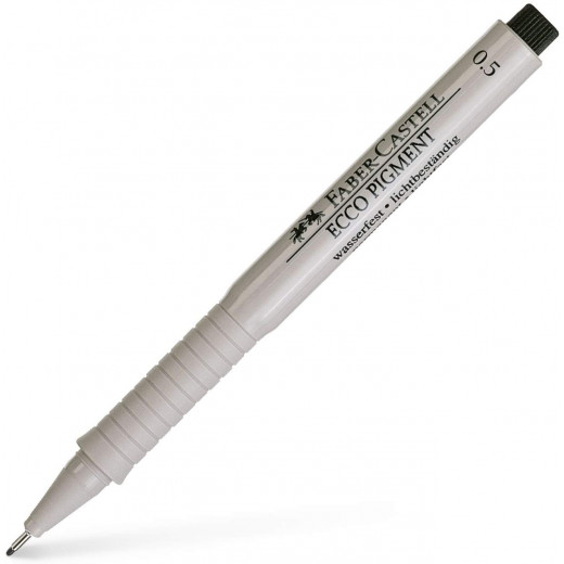 قلم رسم تقني ايكو اسود 0.5 ملم, 10 قطع من فابر كاستل