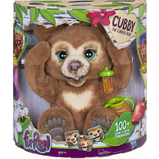 Fur Real Plum, the curious interactive Panda Cub plush toy