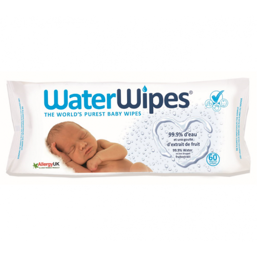 WaterWipes Sensitive Unscented Baby Wipes Package, Buy 1 Get 1 Free