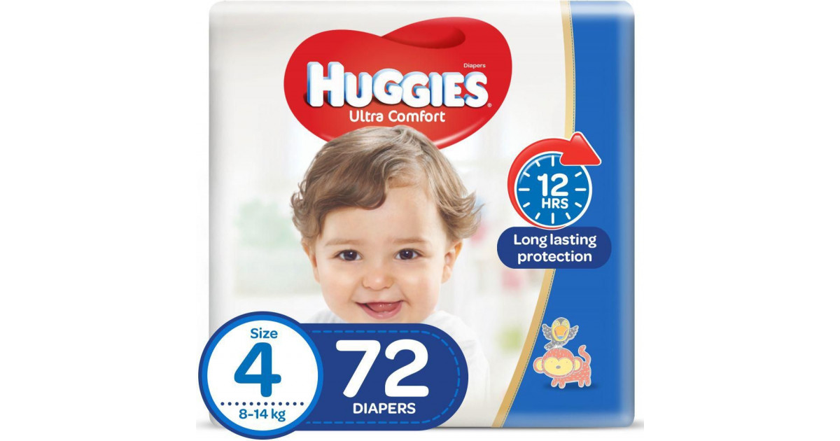 Huggies Mega Diapers Size (4) 72X1 | Huggies | | Jordan-Amman | Buy ...