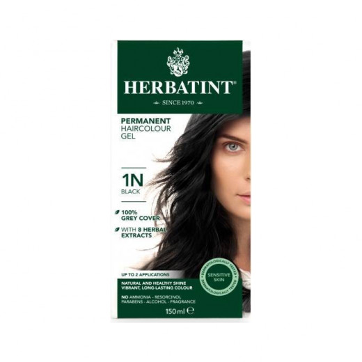 صغبة الشعر الدائم من هيرباتينت 1 ان  أسود ، 150 مل