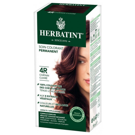 Herbatint 4R Copper Chestnut Permanent Herbal Hair Colour 150 ml