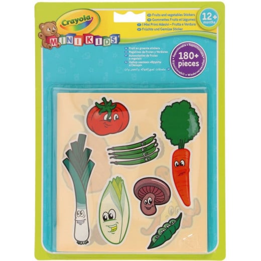 Crayola Mini Kids Fruits and Vegetables Stickers 1*24