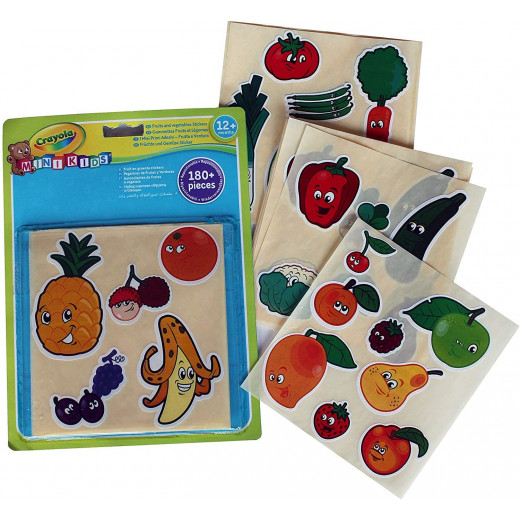 Crayola Mini Kids Fruits and Vegetables Stickers 1*24