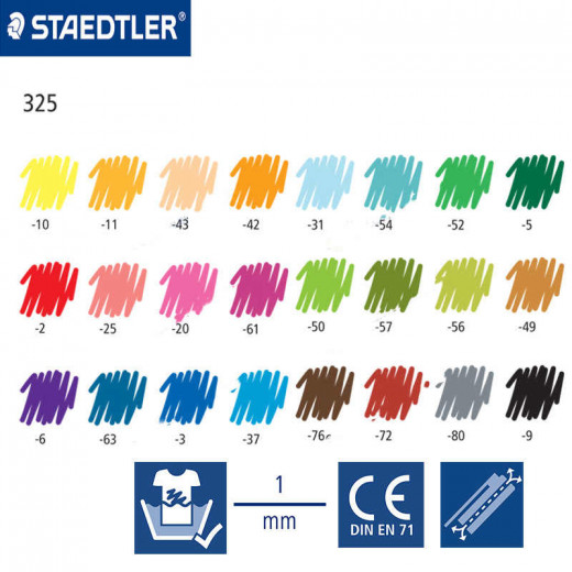 Staedtler Fibre-Tip Pen, Pack of 24