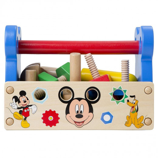 Melissa & Doug Disney Mickey Mouse Clubhouse Wooden Tool Kit, 15 Pieces