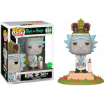 Funko Pop! Deluxe: Rick and Morty - King of $#!+ with Sound