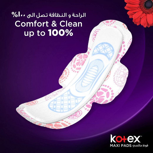 Kotex Maxi Super Pads with Wings, 10 Pads