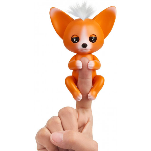 Fingerlings Interactive Baby Fox - Mikey (برتقالي)