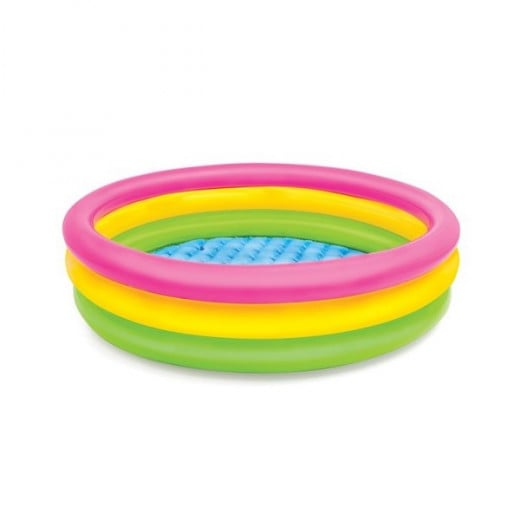 Intex 3 Ring Pool Multi Color 114 cm X 25 cm