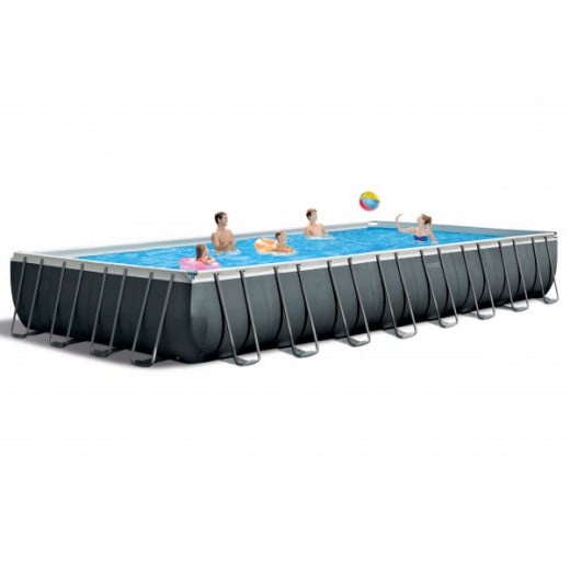 Intex Rectangular Ultra XTR Metal Frame Swimming Pool, 975 X 488 X 132 cm