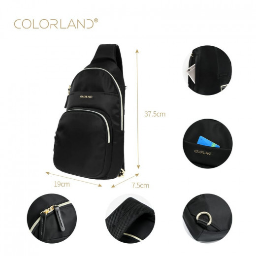 ColorLand Chest Shoulder Bag, Grey