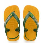 Havaianas Baby Flip Flops Brasil Logo Geel, Size 20