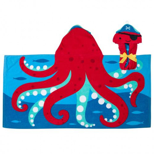 Stephen Joseph Hooded Towels, Octopus