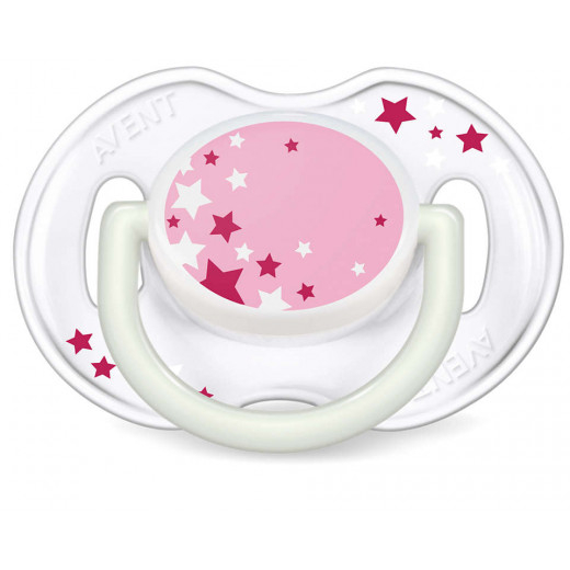 Philips Avent Pacifiers Night Time Pink, 0-6 m