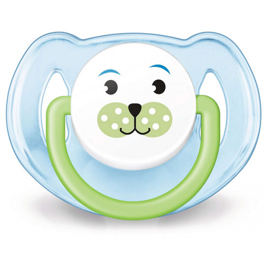 Philips Avent Animal Soother Twin Pack 6-18m, Blue&Green