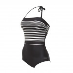 Zoggs Monochrome Strapless Swimsuit, Size 32