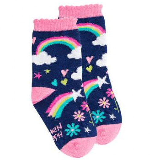 Stephen Joseph Toddler Socks Rainbow Small