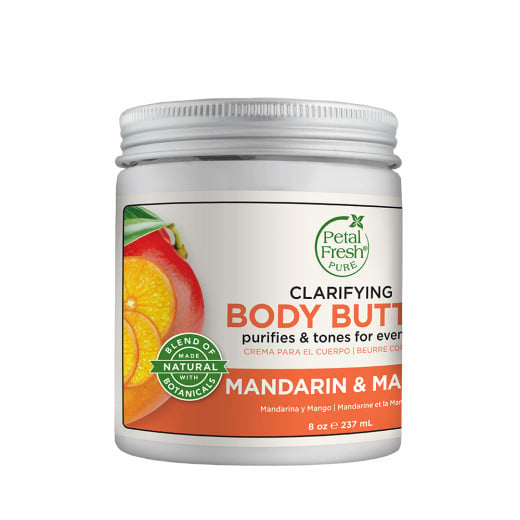 Petal Fresh Mandarin & Mango Body Butter, Clarifying, 237 ml