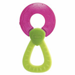 Chicco Fresh Relax Ring With Handle Teether, Fuchsia