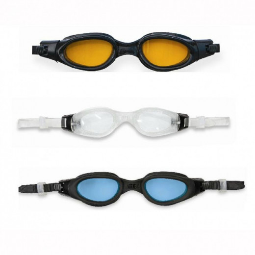 Intex Water Sport Goggles, Ages 14+, 3 Colors Assortment