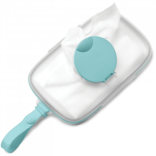 Skip Hop On-The-Go Snug Seal - Baby Wipes Cover, Teal