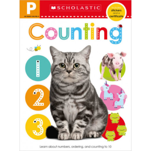 Scholastic Early Learners: Get Ready for Pre-K Skills Counting Paperback, 24 pages