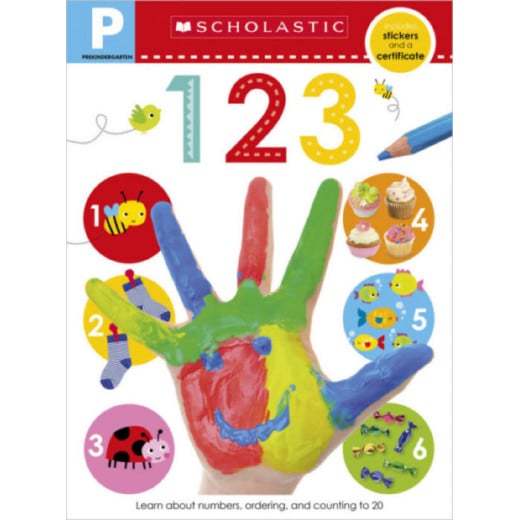Scholastic Early Learners: Pre-K Skills Workbook: 123, 24 Pages