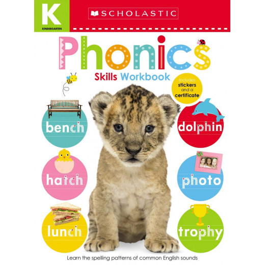 Scholastic Early Learners: Kindergarten Skills Workbook: Phonics, 24 pages
