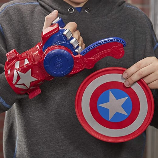 Nerf Power Moves Avengers Captain America Shield Sling Roleplay