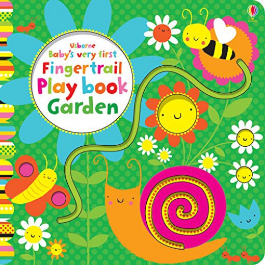 Baby's Very First Fingertrail Play Book Garden Hardcover