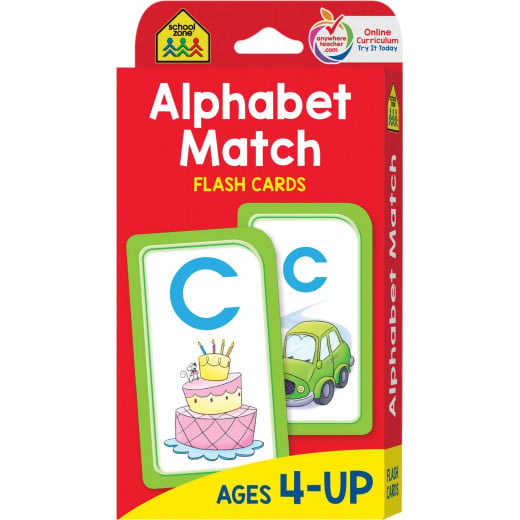 School Zone Alphabet Match Cards: Ages 4-6, 56 cards