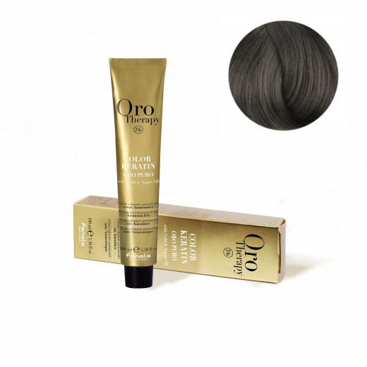 Fanola Oro Therapy Ammonia-free Hair Dye, 6.1 Dark Chestnut Ash