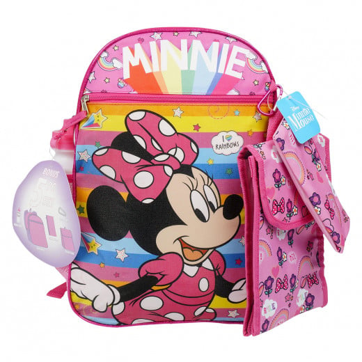 Minnie Mouse Backpack 5 Pieces Set, 41 cm
