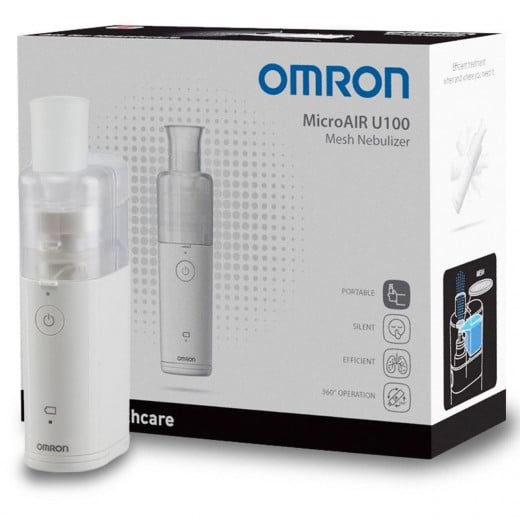 Omron MicroAIR U100 Portable Pocked-Sized Silent Mesh Nebuliser