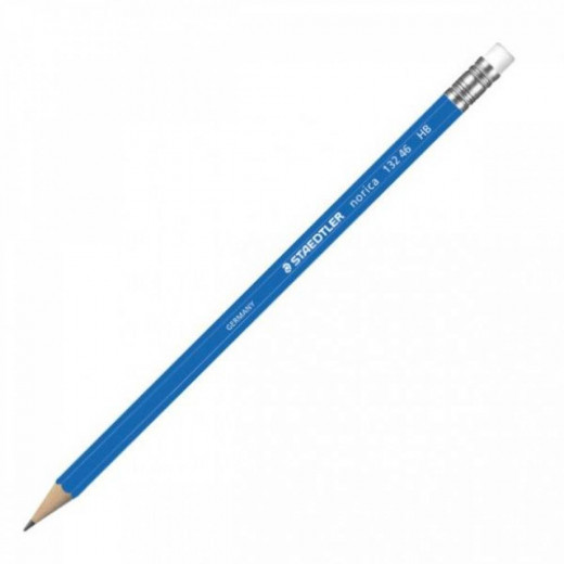 Staedtler Norica Eraser Tip Graphite Pencils HB 12 Pack