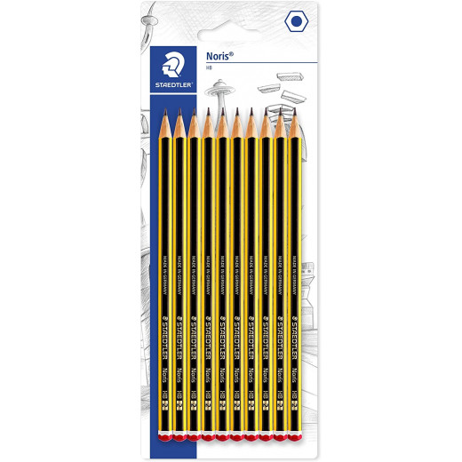 Staedtler Noris HB Pencils, Pack of 10