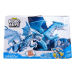 Zuru Robo Alive Roaring Ice Dragon Battery-Powered Robotic Toy, Blue