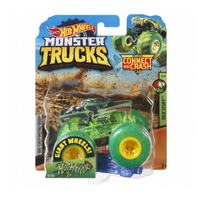 Hot Wheels Monster Trucks 1:24 Scale Hotweiler Vehicle 